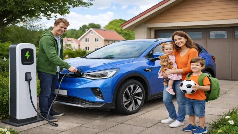Flere og flere familier vælger elbilen til